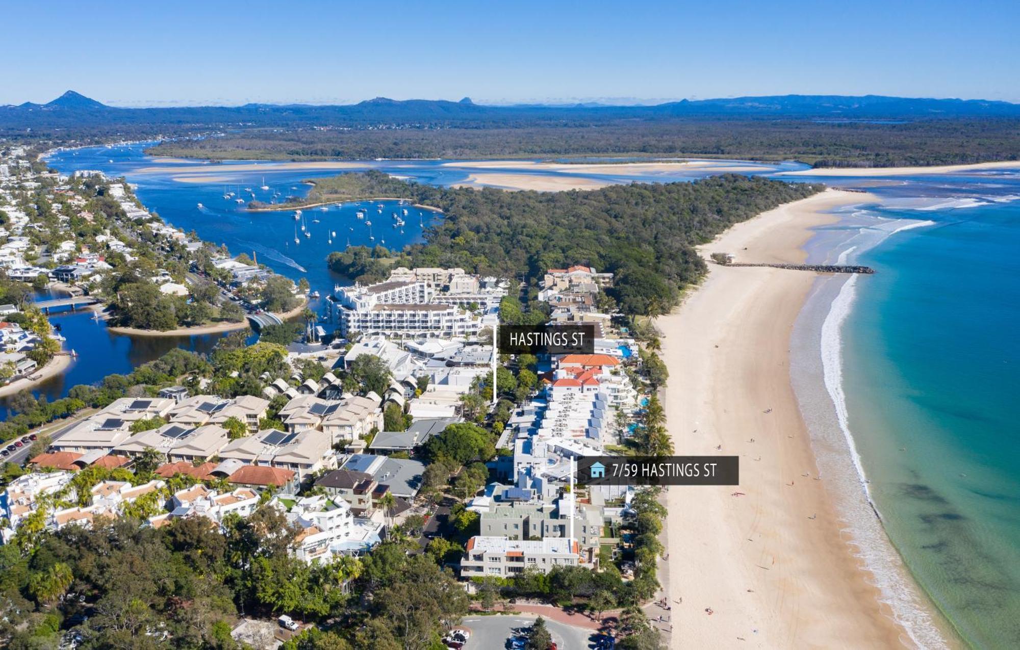 Portofino 7 Beachfront Penthouse Apartment Noosa Heads Exterior foto